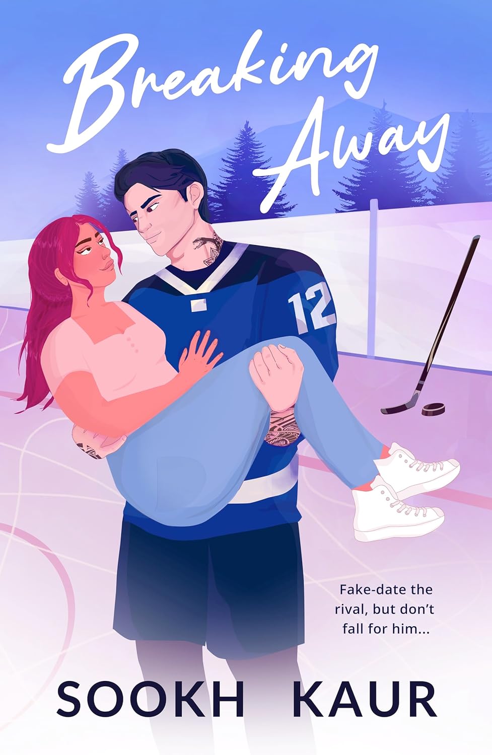 Breaking Away: A fake dating grumpy sunshine hockey romance